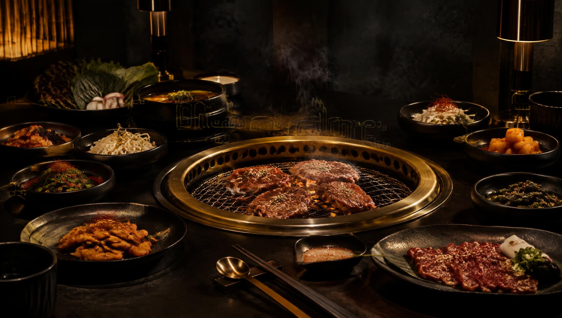 Korean BBQ table
